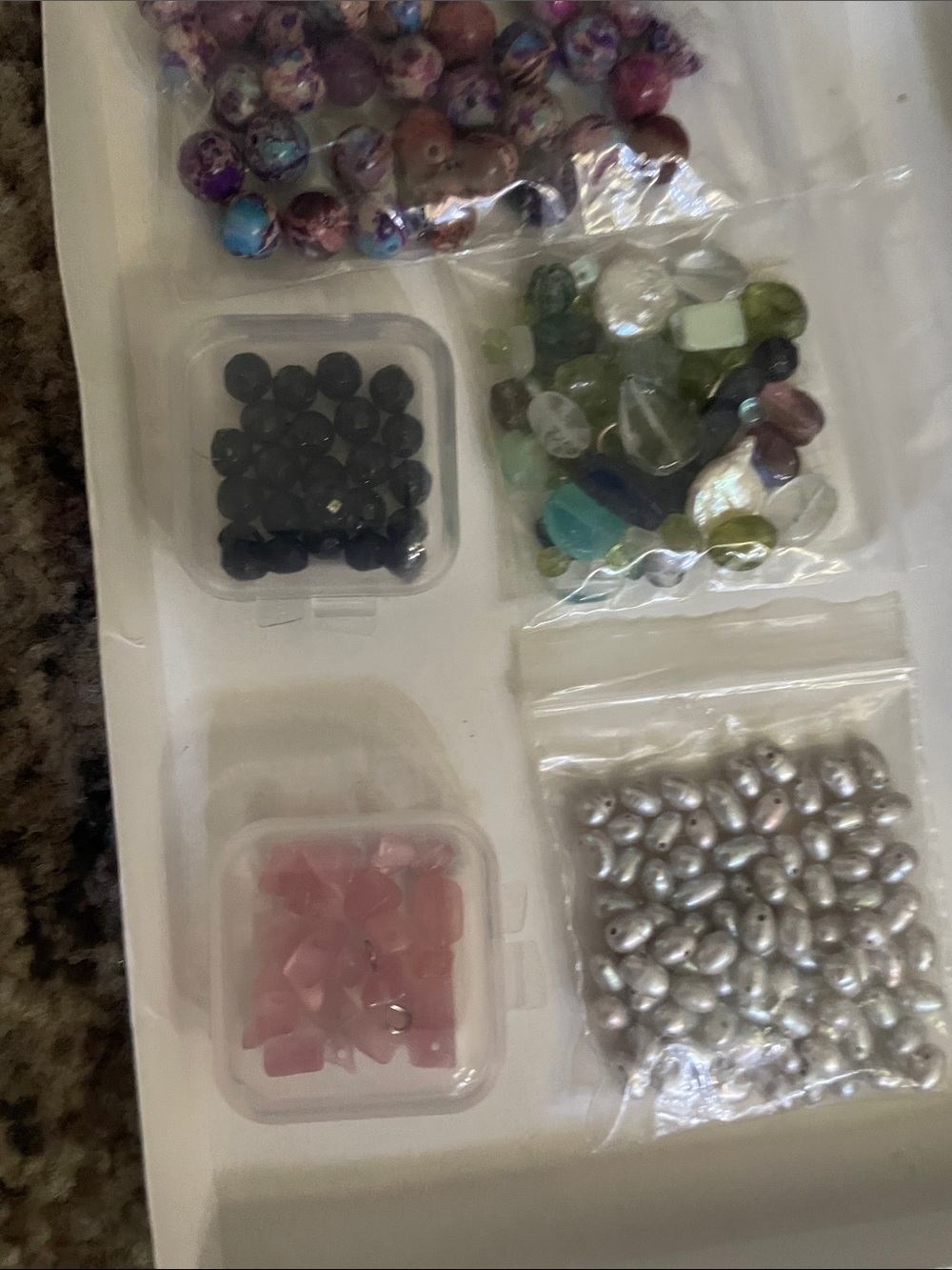 🖤5/$25 beads real pearl gemstone - Picture 4 of 8